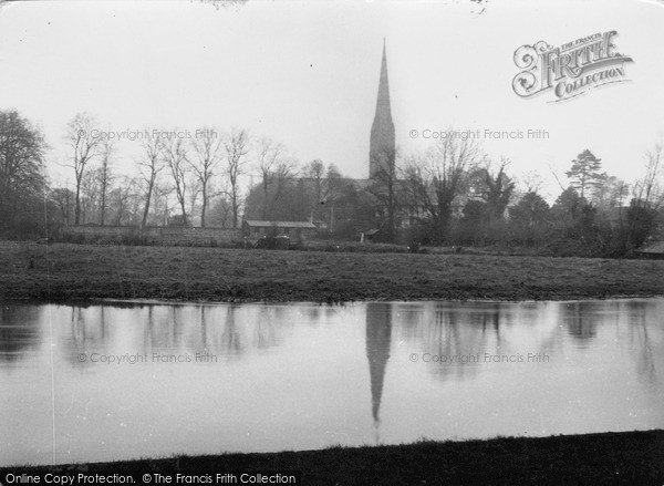 Photo of Salisbury, The Cathedral From Harnham c.1955