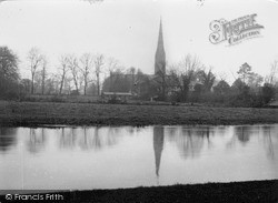 The Cathedral From Harnham c.1955, Salisbury