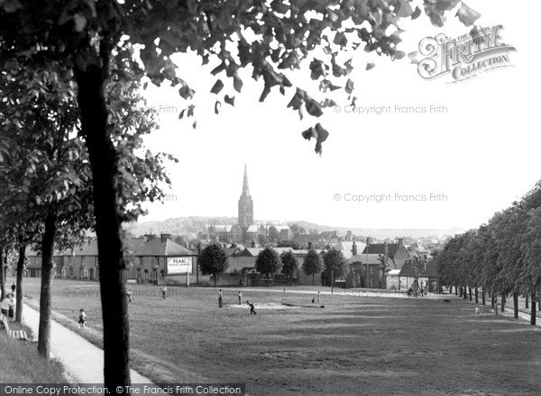Photo of Salisbury, The Cathedral From The Greencroft c.1955