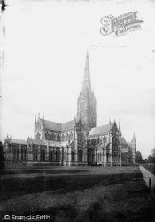 The Cathedral, North East 1887, Salisbury