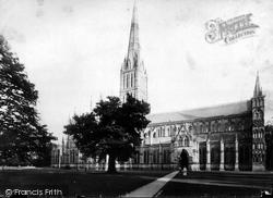 The Cathedral, North West 1887, Salisbury