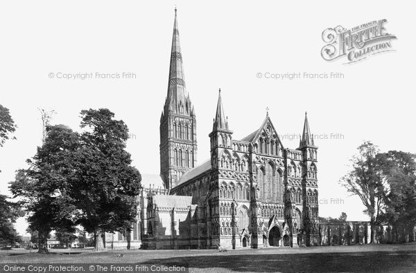 Salisbury, The Cathedral, North West 1887