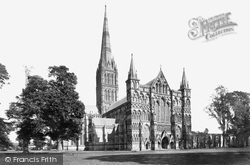 The Cathedral, North West 1887, Salisbury