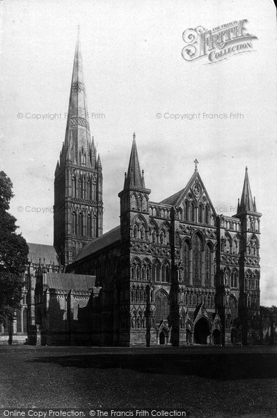 Photo of Salisbury, The Cathedral, North West 1887