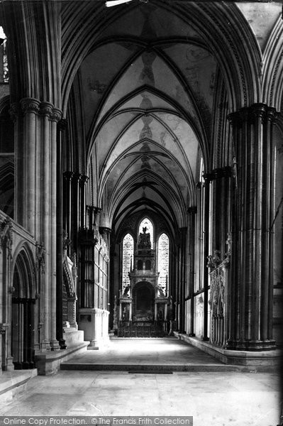 Photo of Salisbury, The Cathedral, South Choir Aisle 1887