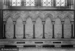The Cathedral, The Chapter House Carvings 1911, Salisbury