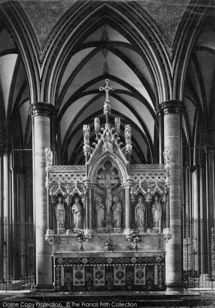 Photo of Salisbury, The Cathedral, The Reredos 1887