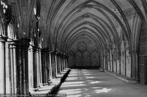 Photo of Salisbury, The Cloisters c.1955