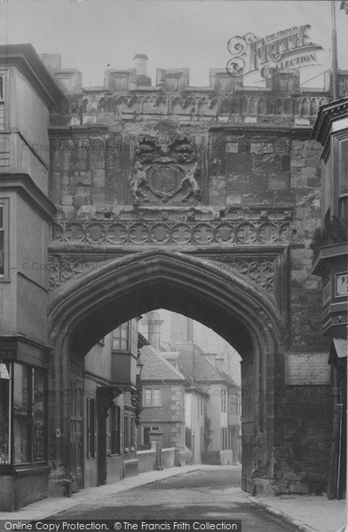 Photo of Salisbury, The Close Gate 1901
