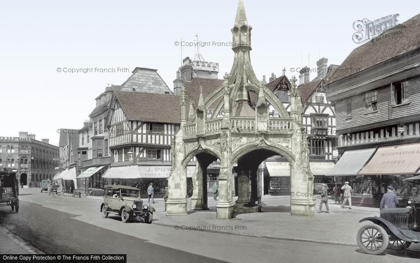 Salisbury, the Poultry Cross and Silver Street 1928