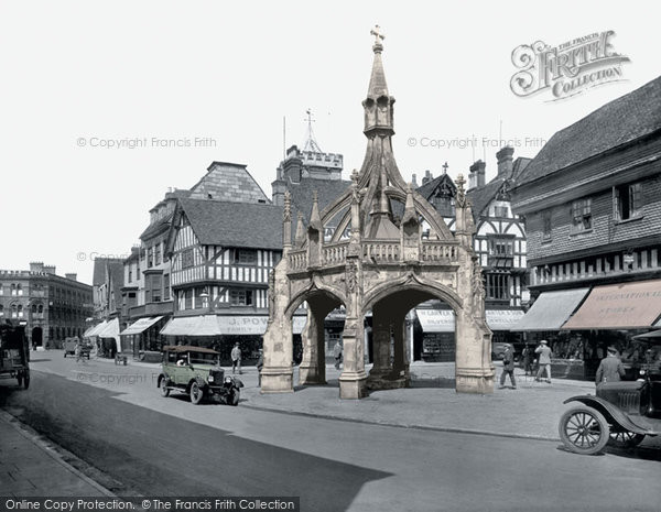 Photo of Salisbury, The Poultry Cross And Silver Street 1928