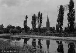 The River And Cathedral c.1955, Salisbury