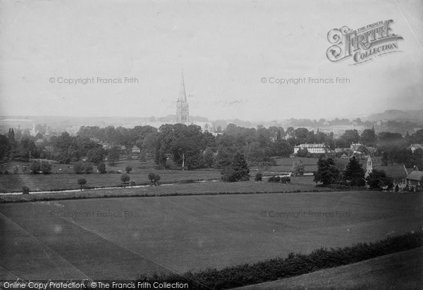 Photo of Salisbury, View From The Hills 1887