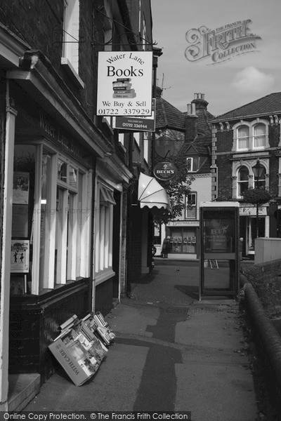 Photo of Salisbury, Water Lane, Book Shop 2004