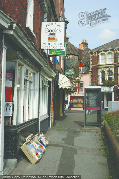 Photo of Salisbury, Water Lane, Book Shop 2004