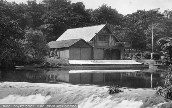 Photo of Saltaire, The Park, The Boathouse 1909