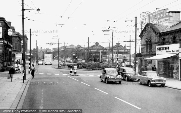 Photo of Saltaire, The Roundabout c.1965