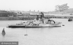 A Ship On The Tamar c.1965, Saltash