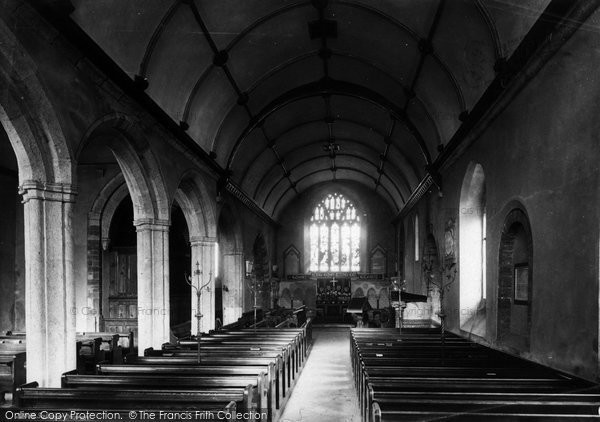 Photo of Saltash, Church Of St Nicholas And St Faith, Interior 1890