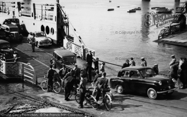 Photo of Saltash, Disembarking From The Ferry c.1955