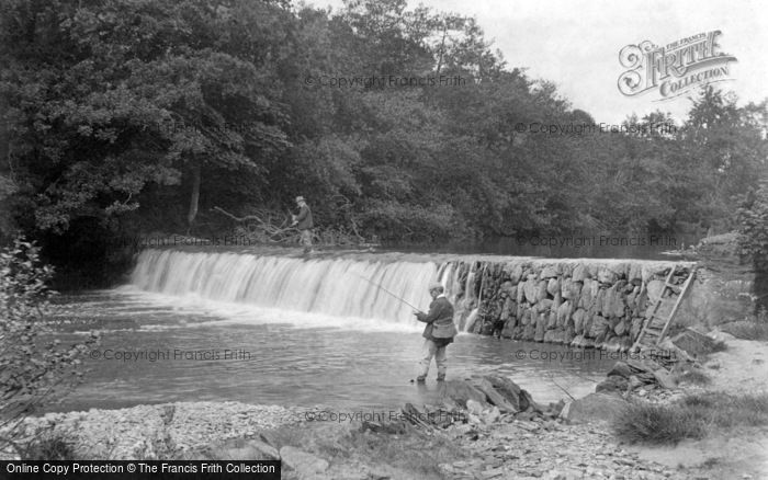 Photo of Saltash, Fishermen At Notter Weir 1906