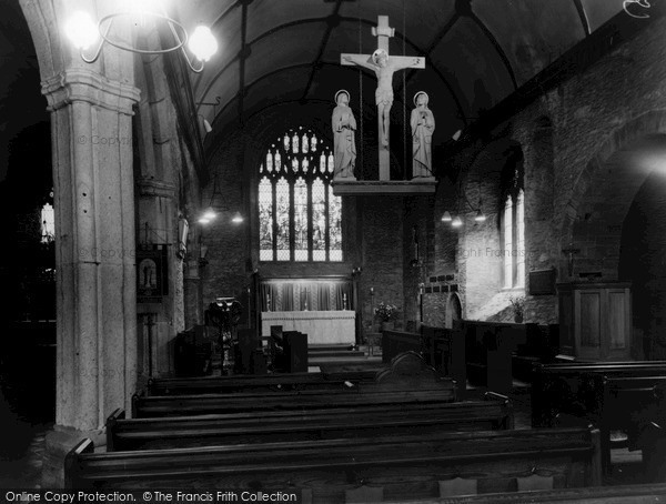 Photo of Saltash, St Nicholas And St Faith Church, Interior c.1965