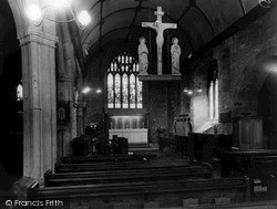 St Nicholas And St Faith Church, Interior c.1965, Saltash