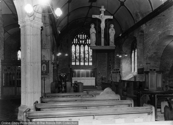 Photo of Saltash, St Nicholas And St Faith Church, Interior c.1965