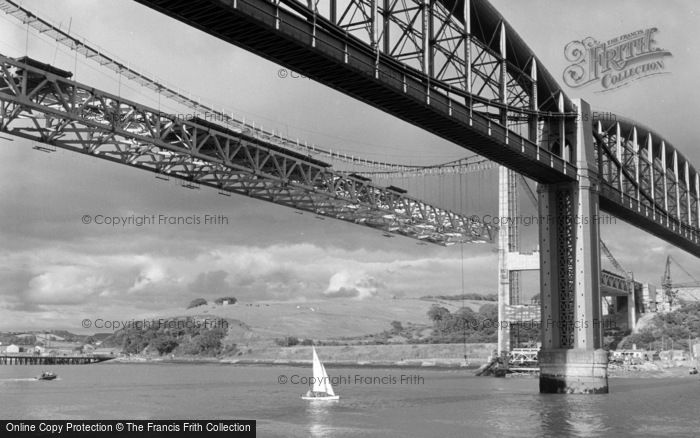 Photo of Saltash, The Bridges 1961