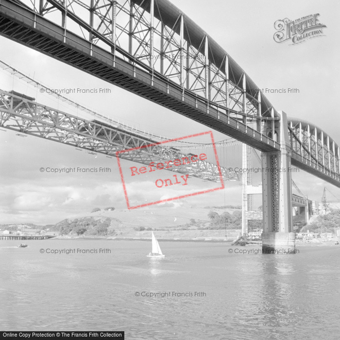 Photo of Saltash, The Bridges 1961