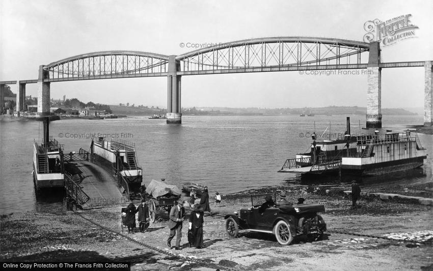 Saltash, the Ferry and Royal Albert Bridge 1924