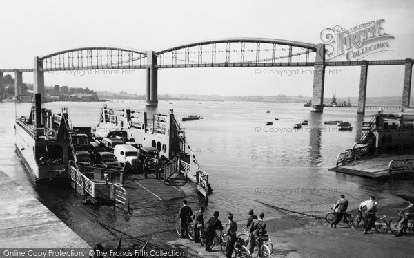 Photo of Saltash, The Ferry And Royal Albert Bridge c.1955