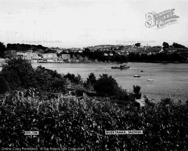 Photo of Saltash, The River Tamar c.1965