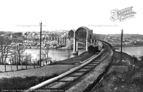 Photo of Saltash, The Royal Albert Bridge 1890