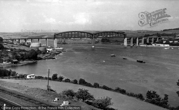 Photo of Saltash, The Royal Albert Bridge c.1955