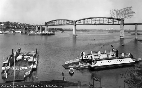 Photo of Saltash, The Royal Albert Bridge c.1955