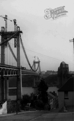 The Tamar Bridge c.1961, Saltash