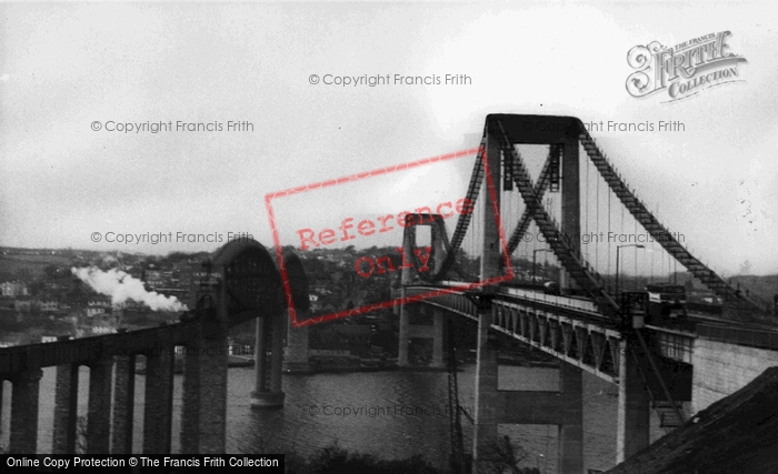 Photo of Saltash, The Tamar Bridge c.1965