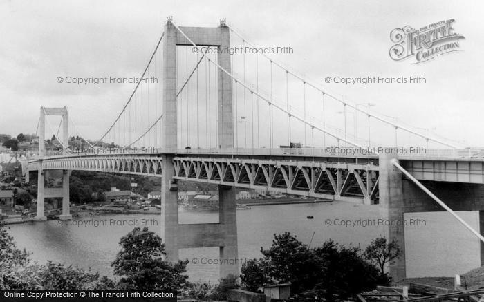 Photo of Saltash, The Tamar Bridge c.1965