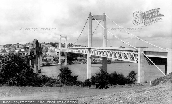 Photo of Saltash, The Tamar Bridge c.1965