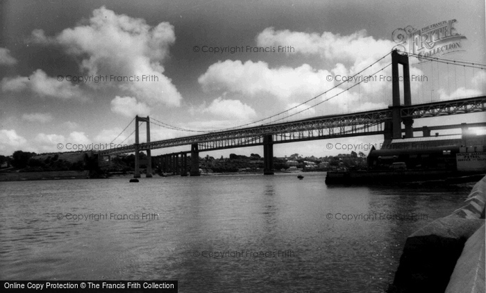 Photo of Saltash, The Tamar Bridge c.1965