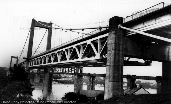 Photo of Saltash, The Tamar Bridge c.1965