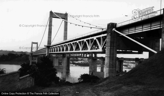 Photo of Saltash, The Tamar Bridge c.1965