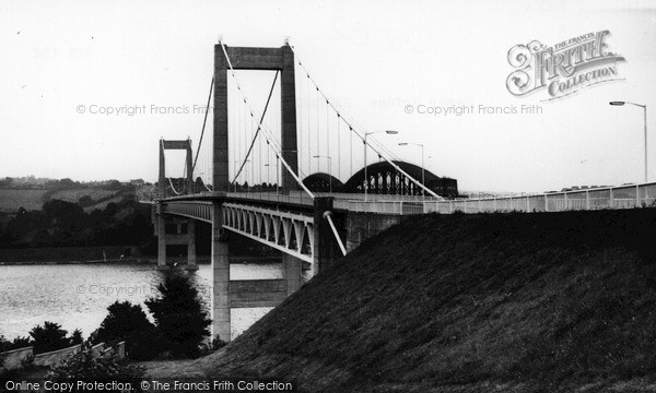 Photo of Saltash, The Tamar Bridge c.1965