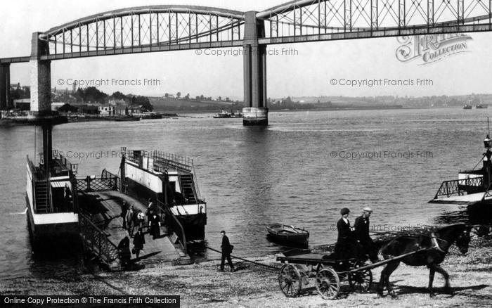Photo of Saltash, Waterside Horse And Cart 1924