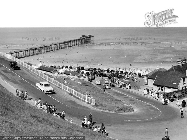 Photo of Saltburn By The Sea, Bank And Pier c.1965