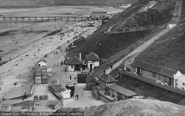 Photo of Saltburn By The Sea, Beach And Lower Promenade c.1955