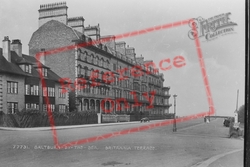 Saltburn-By-The-Sea, Britannia Terrace 1925, Saltburn-By-The-Sea