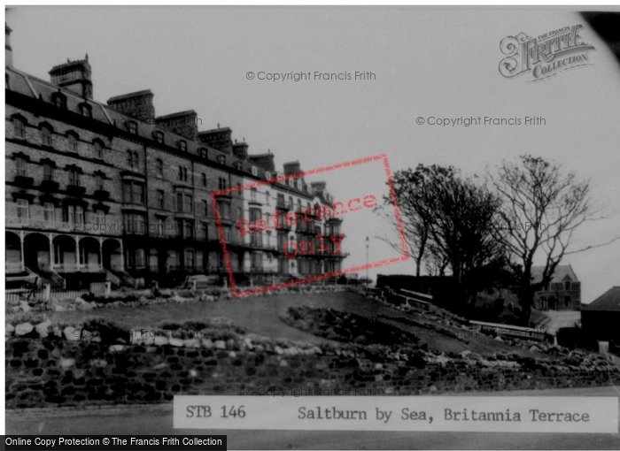 Photo of Saltburn By The Sea, Britannia Terrace c.1955