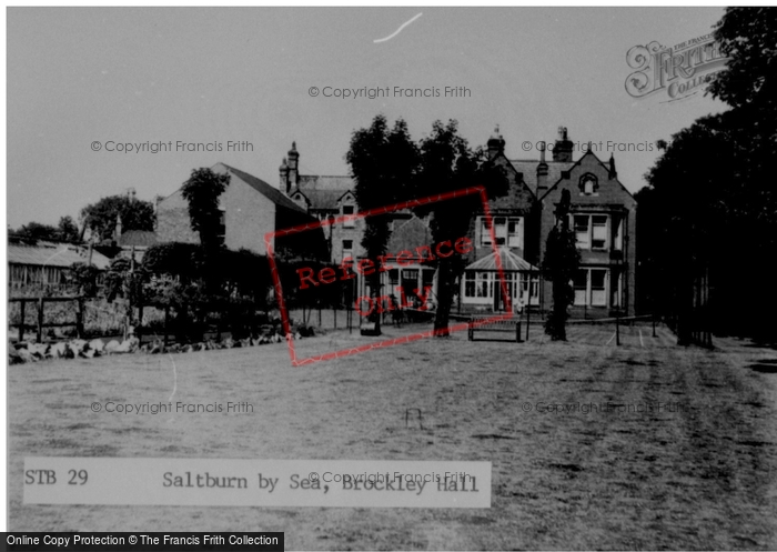 Photo of Saltburn By The Sea, Brockley Hall c.1955